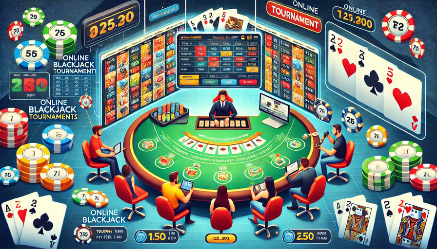 Come funzionano i tornei di blackjack online